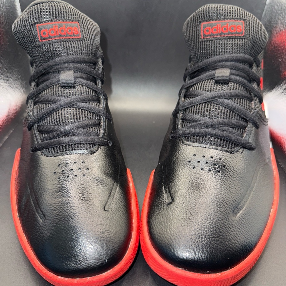 Size 6Y - Adidas Own The Game Wide Mid Active Red, EF0309, CLEAN, No Flaws